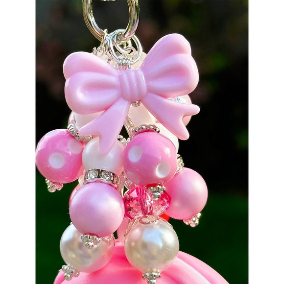 Kawaii Pink Macaron Surprise Box Keychain Purse Bag Charm - Picture 6 of 7
